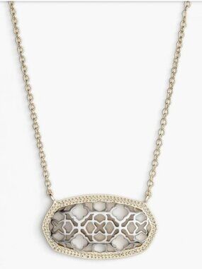 💞💞💖Kendra Scott Gold/Silver Two-toned Or Gold Filigree Pendant Necklace - NWT